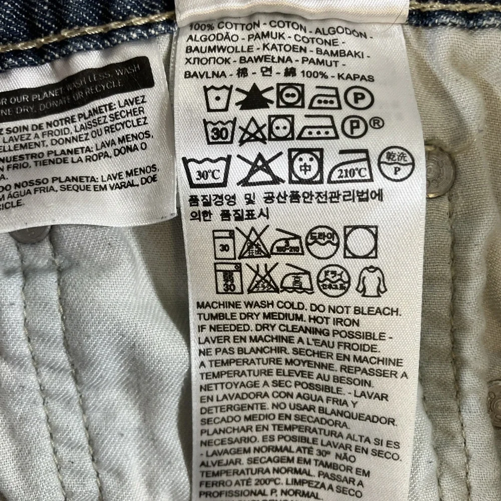 Levi's 569 Jeans Men's 34x30 Blue Loose Straight 100% Cotton Denim